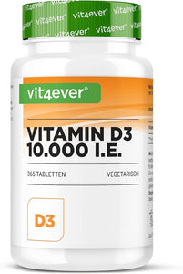 D3 Vitamin Depot, 10000 IU (250 mcg) - 365 tabletter