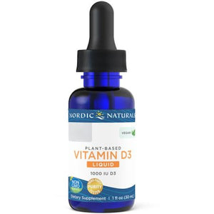 D3-vitamin, plantebaseret - 1000 IU - 30 ml fra Nordic Naturals