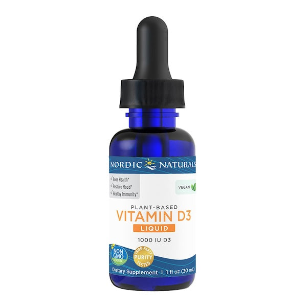 D3-vitamin, plantebaseret - 1000 IU - 30 ml fra Nordic Naturals