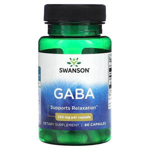 GABA, 250 mg, 60 kapsler fra Swanson