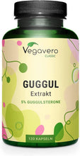 Indlæs billede til gallerivisning Guggulekstrakt - 500 mg - heraf 25 mg guggulsteron - 120 kapsler fra Vegavero
