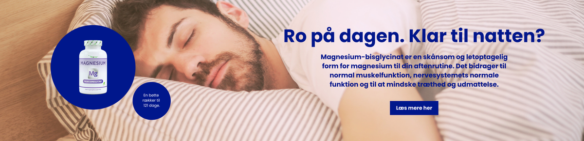 Magnesium-bisglycinat fra More Than Health