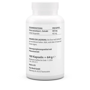 Hesperidin 465 mg - 100 kapsler fra Vita World