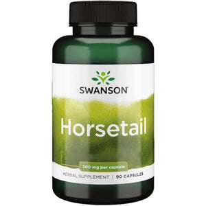 Horsetail - padderokke - svampepulver 500 mg, 90 kapsler fra Swanson