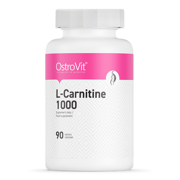 L-Carnitine 1000 mg, 90 kapsler fra Ostrovit