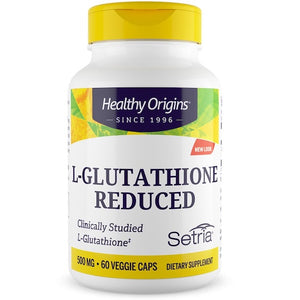 Glutathion 500 mg, aldrings tilskud, 60 kapsler