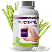 Indlæs billede til gallerivisning L-Glutathion, 500 mg, 90 kapsler fra Vita2you
