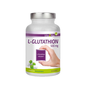 L-Glutathion, 500 mg, 90 kapsler fra Vita2you