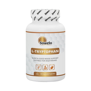 L-Tryptofan (L-Tryptophan) 500 mg, 120 VEG kapsler fra Sowelo