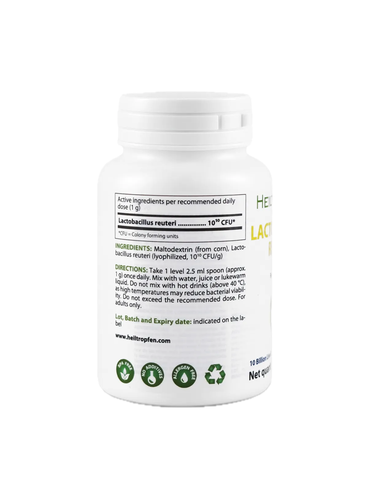 Lactobacillus Reuteri produktbillede