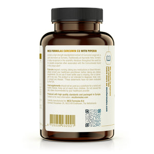 Gurkemeje, Curcumin C3 (gurkemeje), stærk 1000 mg per tablet - 120 kapsler