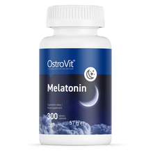Indlæs billede til gallerivisning Melatonin 1 mg, 300 tabletter, søvn kosttilskud fra OstroVit
