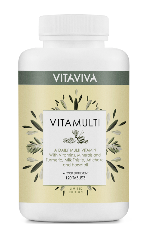 Multivitamin with Greens, 120 tabletter fra VITAVIVA