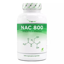 Indlæs billede til gallerivisning NAC - N-Acetyl L-Cystein, 800 mg 180 veganske kapsler fra Vit4ever
