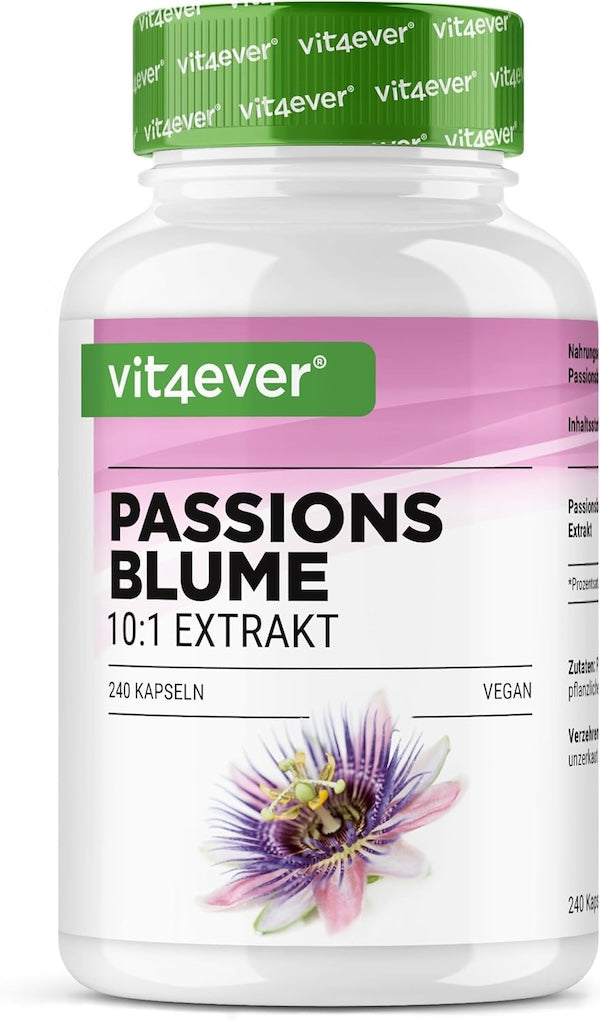 Passionsblomstekstrakt - 550 mg - 240 kapsler fra Vit4ever