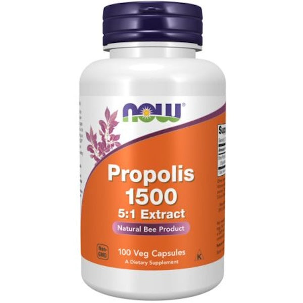 Propolis 1500 5:1 ekstrakt, 100 kapsler fra NOW Foods