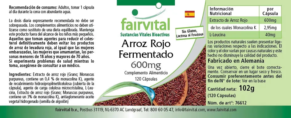 Røde Ris, Fermenteret