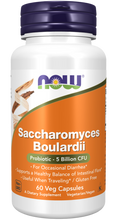 Indlæs billede til gallerivisning Saccharomyces Boulardii, 500 mg, 60 Veg kapsler fra Now Foods

