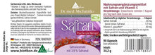 Indlæs billede til gallerivisning Safran ekstrakt, 30 mg med 3,9% safranal - 90 kapsler fra Biotikon
