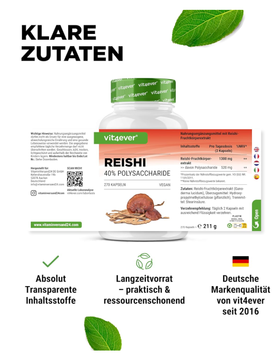 Reishi Intenso svampe-ekstrakt produktbillede