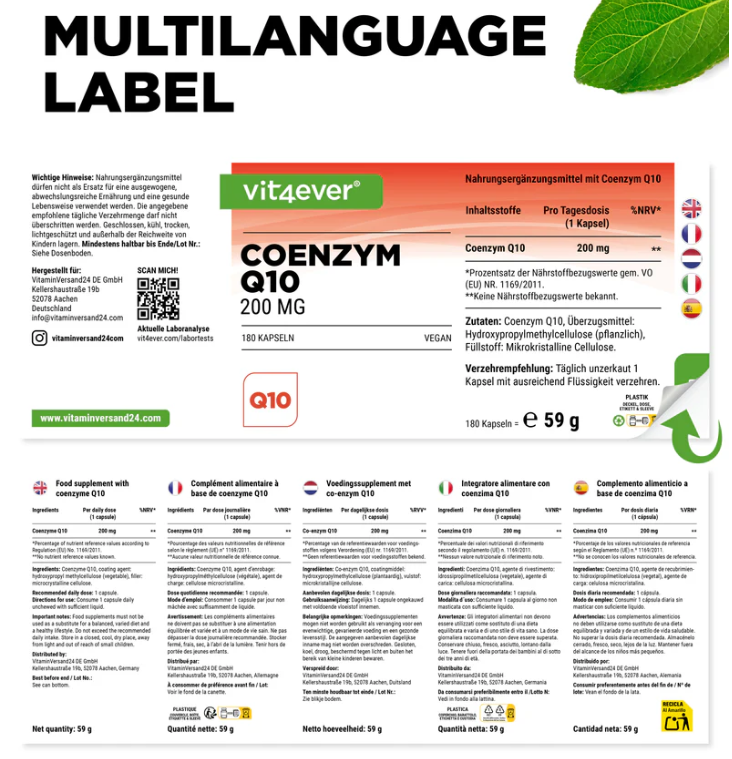 CoQ10 (Coenzym Q10)