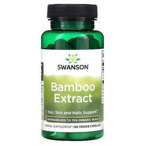 Silica bambus (bamboo) ekstrakt 300 mg, 60 VEG kapsler