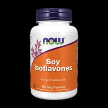 Indlæs billede til gallerivisning Soja-isoflavoner (hormonstøtte) - 60 mg - 120 VEG-kapsler fra Now Foods
