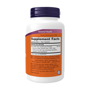 Soja-isoflavoner (hormonstøtte) - 60 mg - 120 VEG-kapsler fra Now Foods