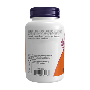 Soja-isoflavoner (hormonstøtte) - 60 mg - 120 VEG-kapsler fra Now Foods