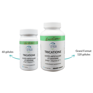 Tricatione med agerpadderok og D3-vitamin - 800 mg - 120 kapsler fra Laboratoires Le Stum