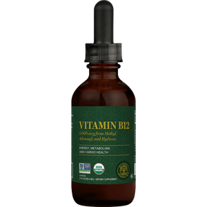 B12 Vitamin 5000 mcg højtoptageligt - 29,6 ml fra Global Healing