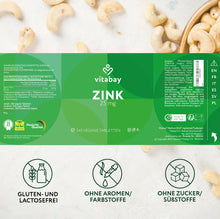 Indlæs billede til gallerivisning Zink DEPOT - 25 mg - 250 veganske tabletter fra Vitabay
