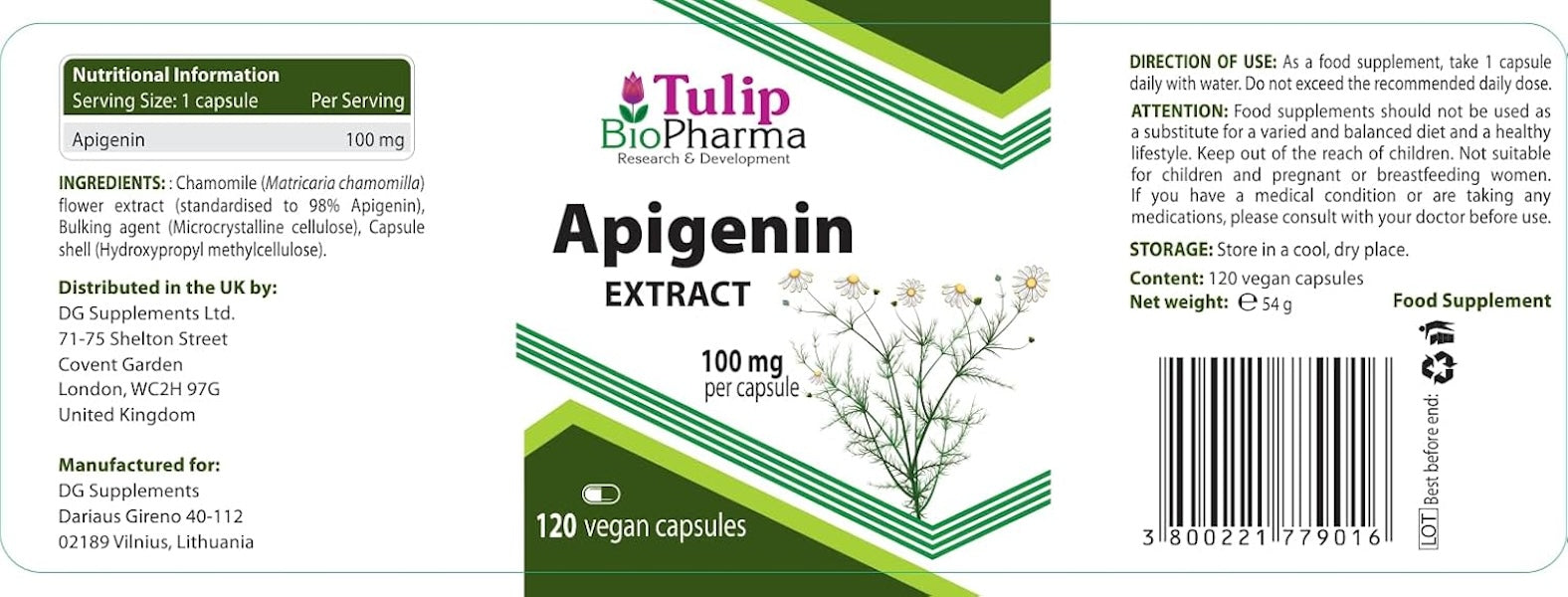 Apigenin produktbillede