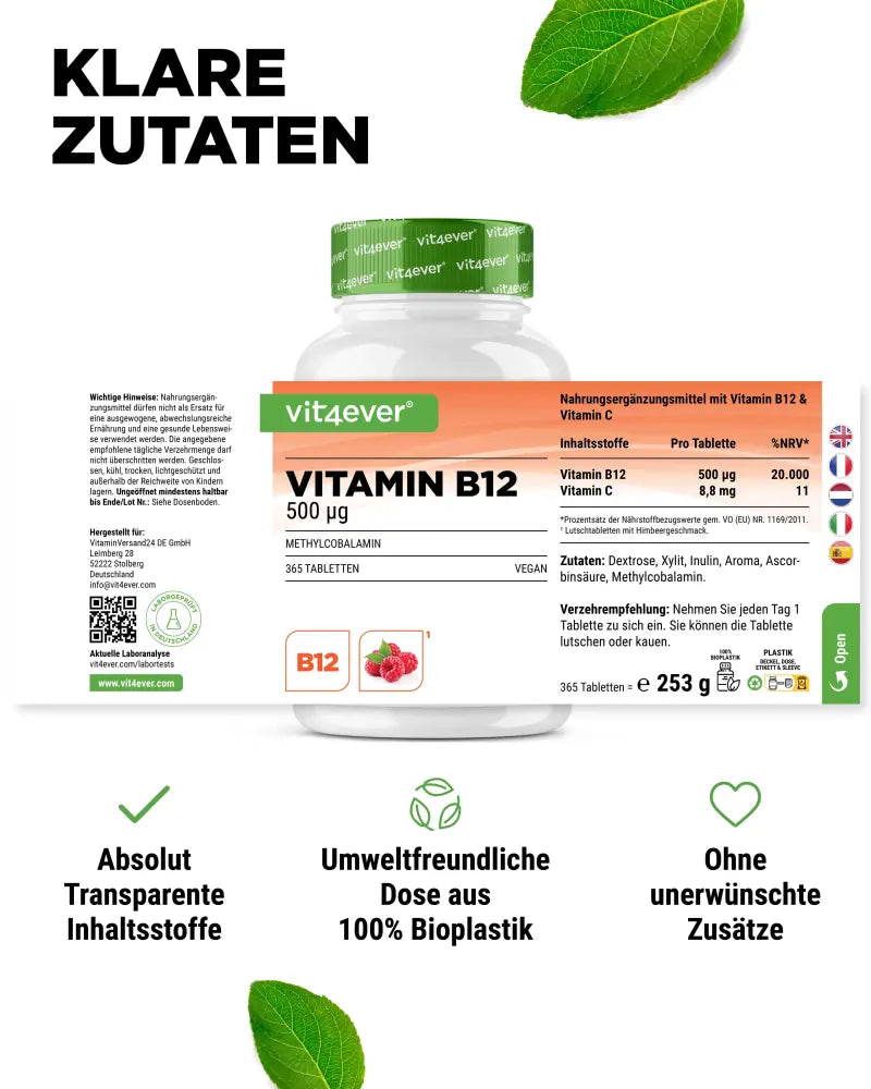 B12-vitamin (Methylcobalamin, aktiveret)