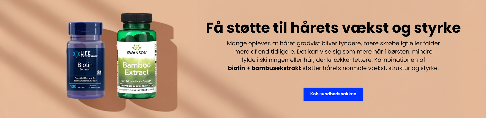 Sundhedspakke til stærkt hår