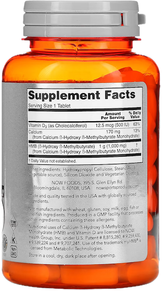 HMB (β-hydroxy-β-methylbutyrat) produktbillede
