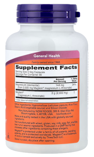 Magnesium L-threonat (Magtein®) produktbillede