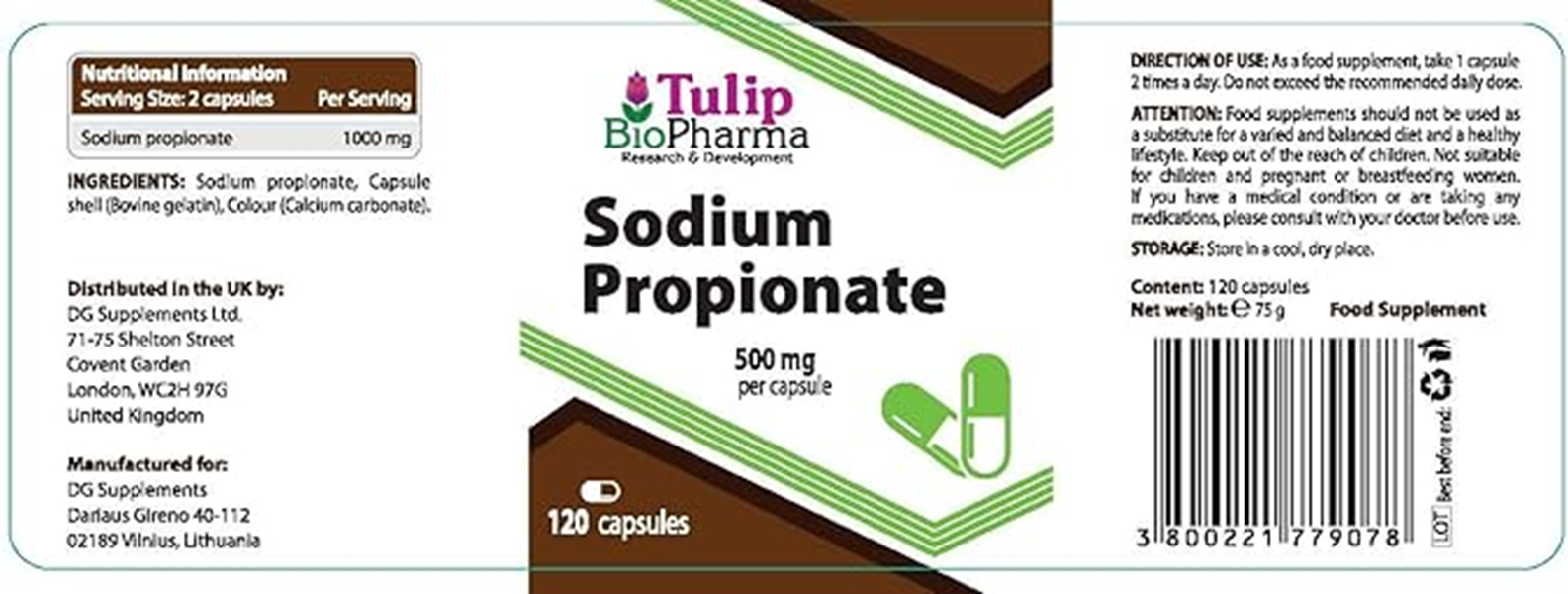 Natriumpropionat produktbillede