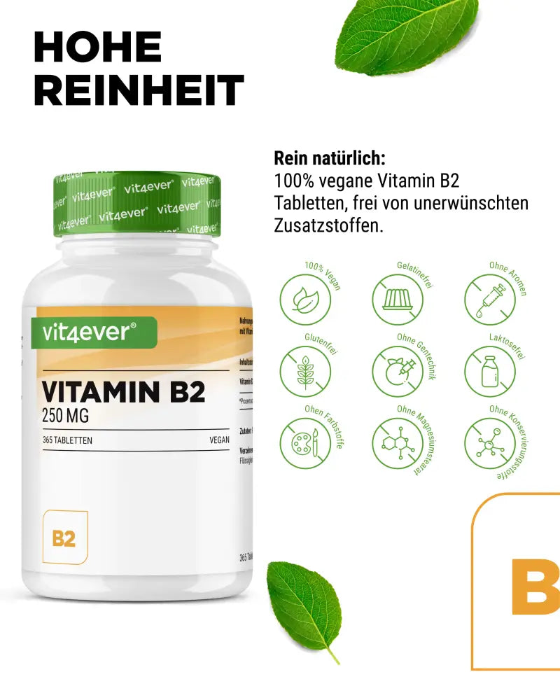 B2-vitamin (Riboflavin, ikke aktiveret)