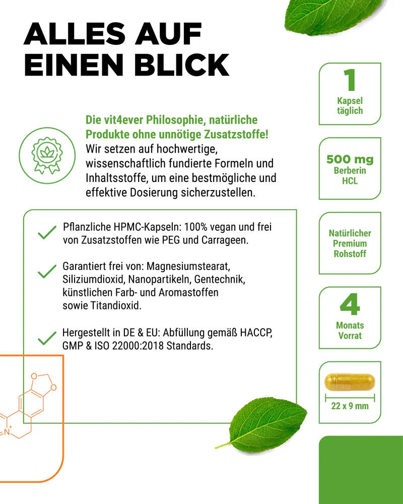 Berberinekstrakt HCl Intenso
