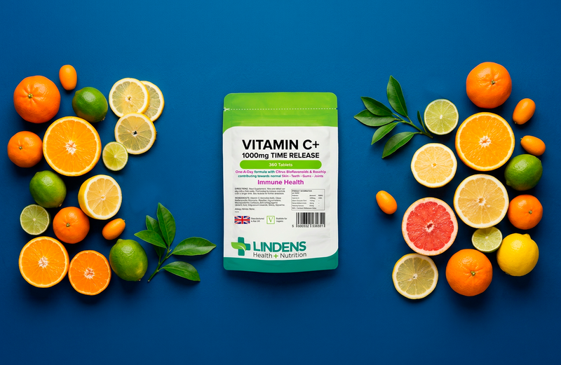 C-vitamin depotkapsler med gradvis frigivelse for optimal optagelse hele dagen