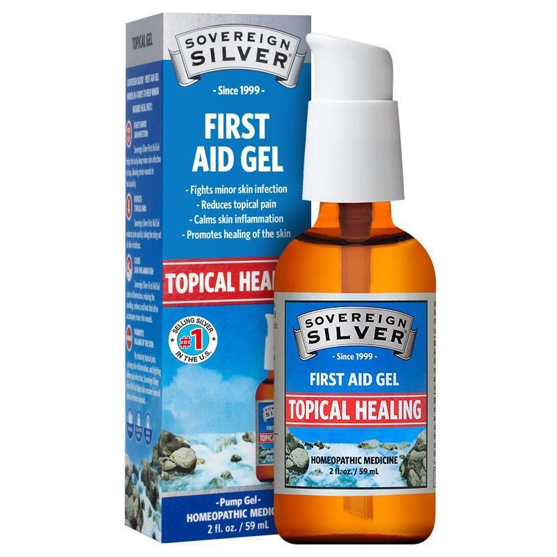 Sølv Hydrosol First Aid Gel, 59 ml |  | Sovereign Silver