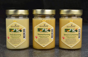 Honning rå, sensommer høstet, 375 g fra Skovsgårde Biavl