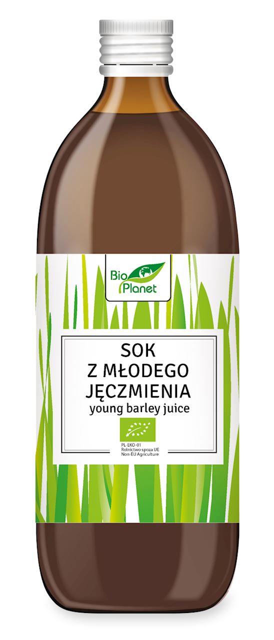 Byggræsjuice (Young Barleys juice) ung og øko, 500 ml