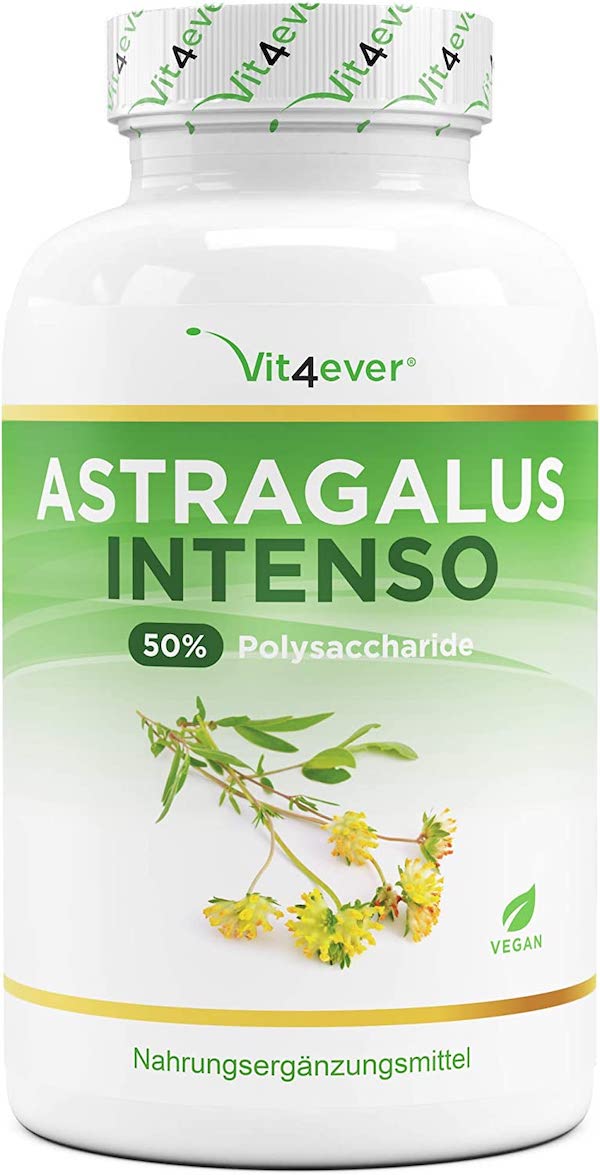 Astragalus Extrakt, 700 mg - 180 kapsler