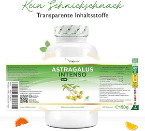 Astragalus Extrakt, 700 mg - 180 kapsler