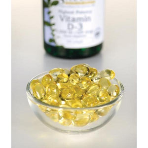 D3-vitamin - højpotent 5000 IU (125 µg) - 250 softgel kapsler fra Swanson