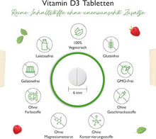 Indlæs billede til gallerivisning D3 Vitamin Depot, 10000 IU (250 mcg) - 365 tabletter
