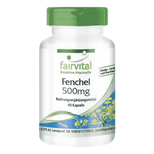 Fennikel frø (Fennel) 500 mg - 90 kapsler