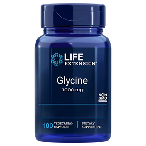 Glycine, 1000 mg, 100 VEG Kapsler fra Life Extension